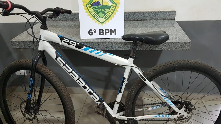 Homem é detido pela PM com bicicleta supostamente furtada