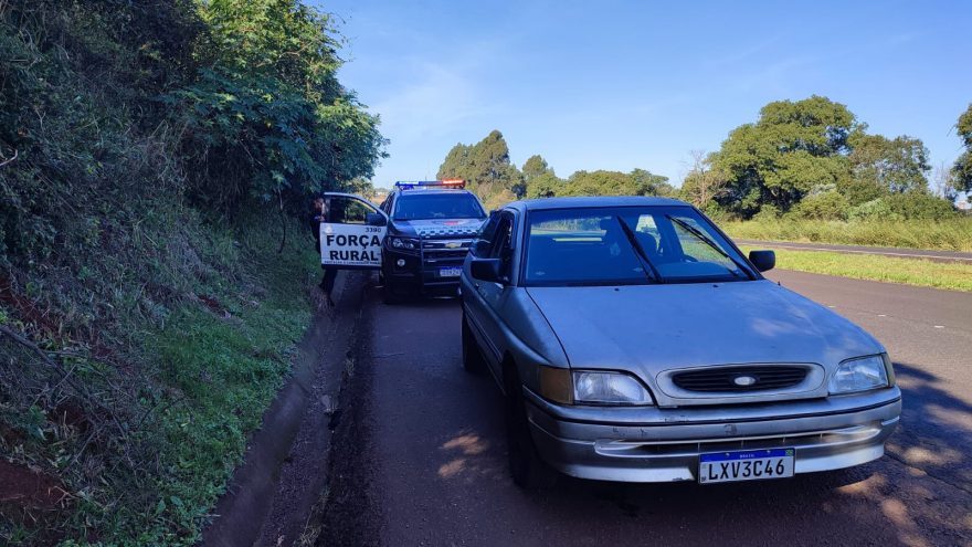 Escort com alerta de furto é recuperado pela GM na BR-467