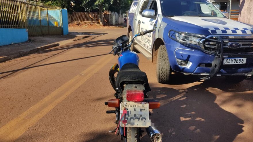 Menor é apreendido no Julieta Bueno com moto furtada