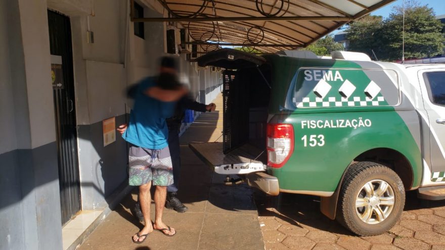Homem que agrediu mulher grávida de oito meses é detido pela GM