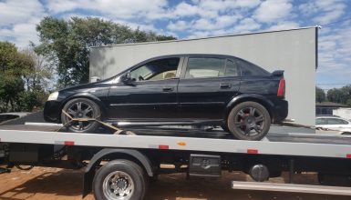 Imagem referente a Astra com as mesmas característica de veículo utilizado em assalto, é apreendido pela GM