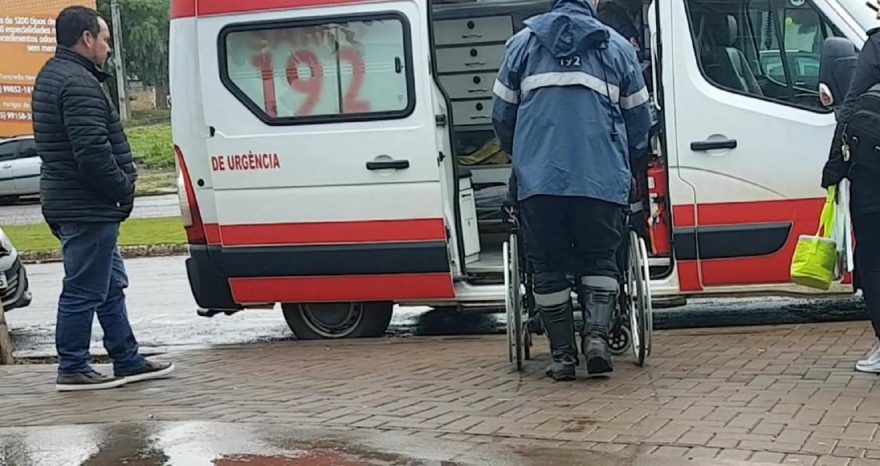 Idosa é socorrida pelo Samu após passar mal no interior do Cisop