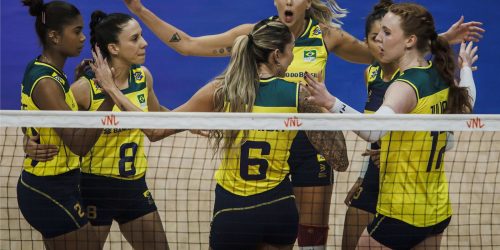 Imagem referente a Vôlei: Brasil bate Coreia do Sul em Brasília pela Liga das Nações