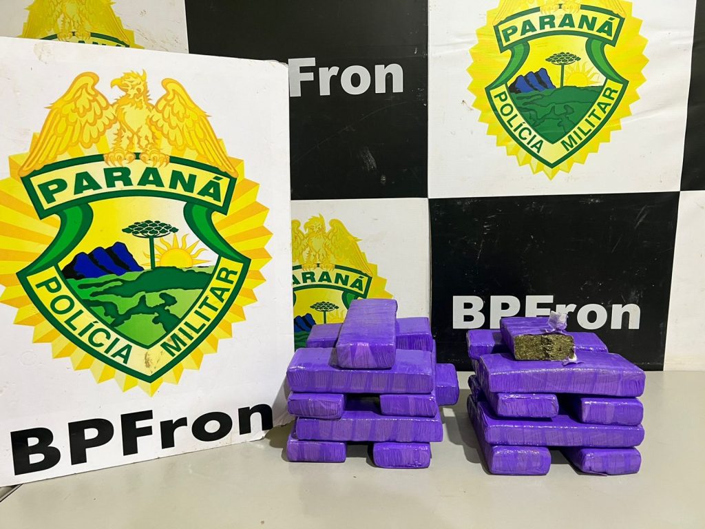BPFron realiza apreensão de 11 kg de maconha em abordagem a ônibus em Guaíra