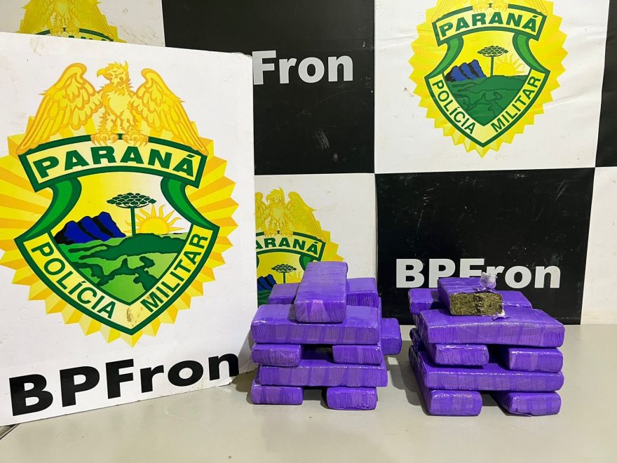 BPFron realiza apreensão de 11 kg de maconha em abordagem a ônibus em Guaíra