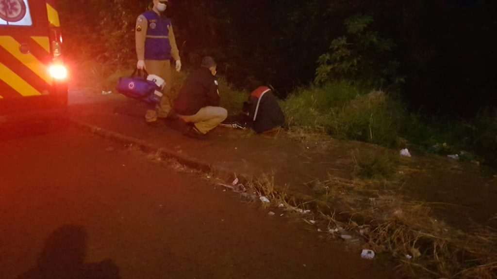 Homem fica ferido em acidente no Santa Cruz