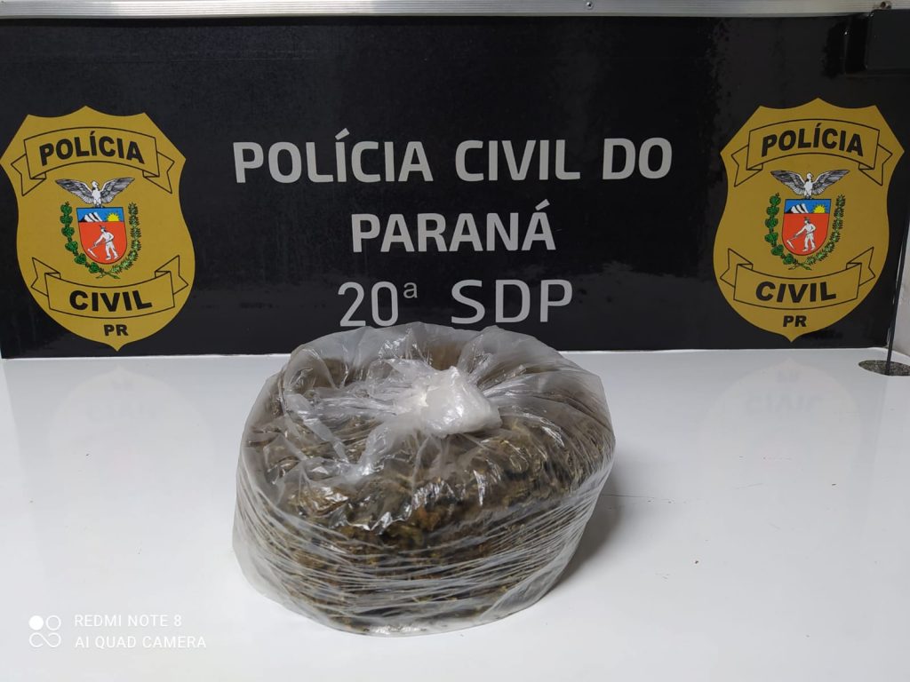 Grávida de 8 meses é flagrada pela PCPR transportando maconha em Toledo
