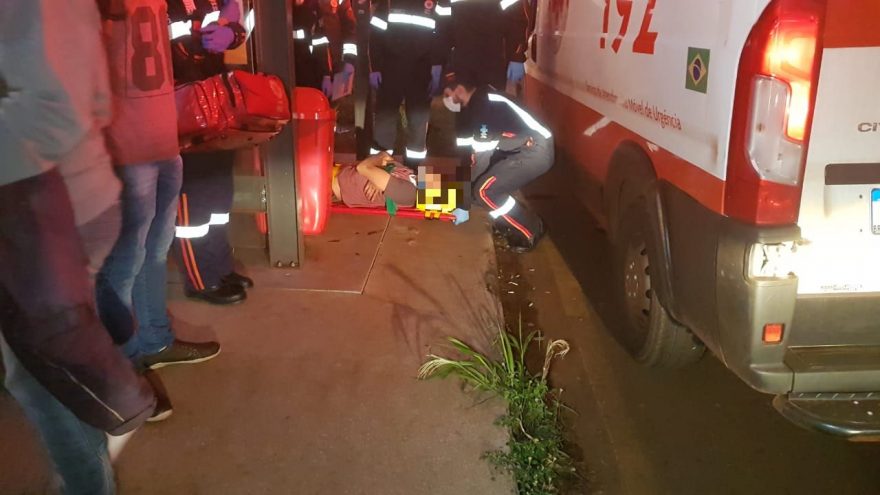 Motorista que se envolveu em acidente na BR-369 é socorrido pelo Samu no Belmonte