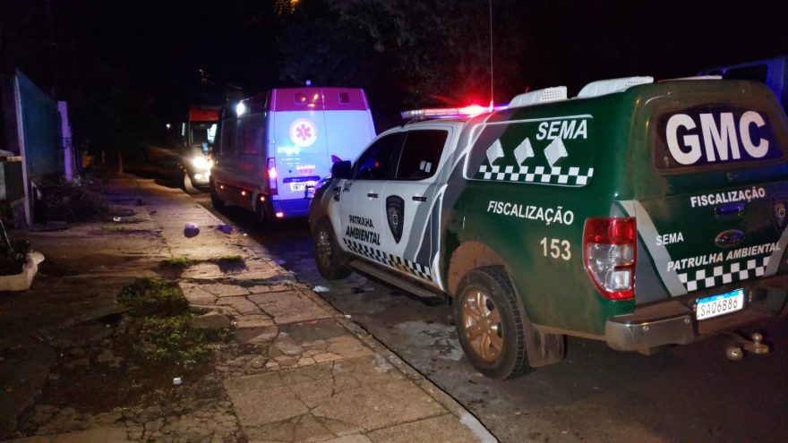 Homem em surto com faca é atendido pelo Samu e GM no Guarujá