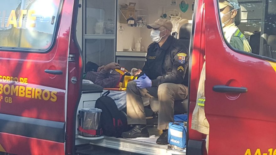 Homem sofre queda em obra no Bairro Parque São Paulo