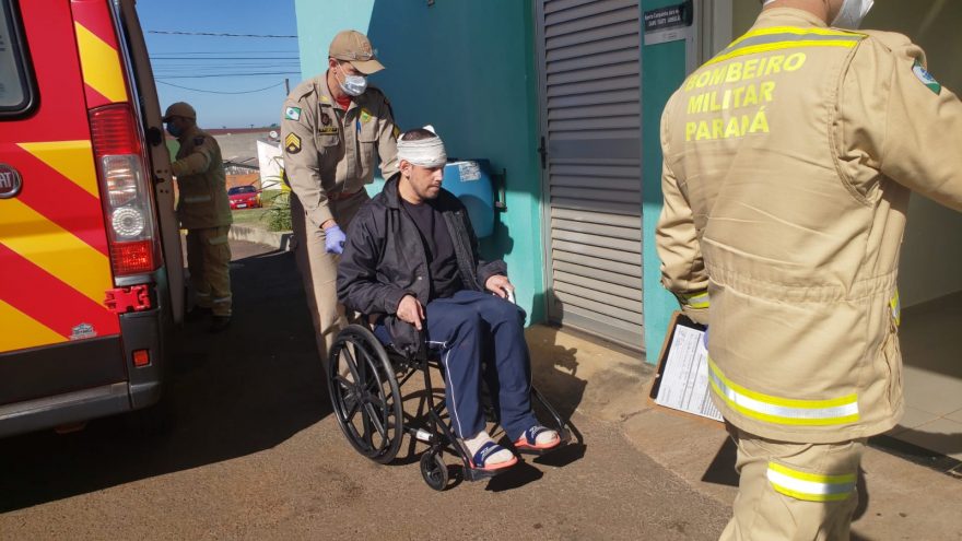 Após sofrer queda de escada em chácara às margens da BR-277, homem é levado à UPA Veneza