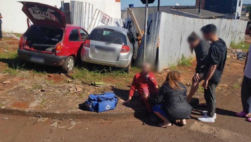 Acidente de trânsito deixa 5 vítimas no bairro Floresta