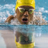 Gabriel Araújo bate recorde mundial nos 50 metros estilo borboleta Imagem referente a Gabriel Araújo bate recorde mundial nos 50 metros estilo borboleta