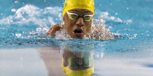 Imagem referente a Gabriel Araújo bate recorde mundial nos 50 metros estilo borboleta