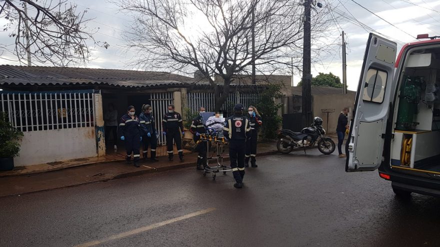 Idosa acamada é atendida pelo Samu no Interlagos