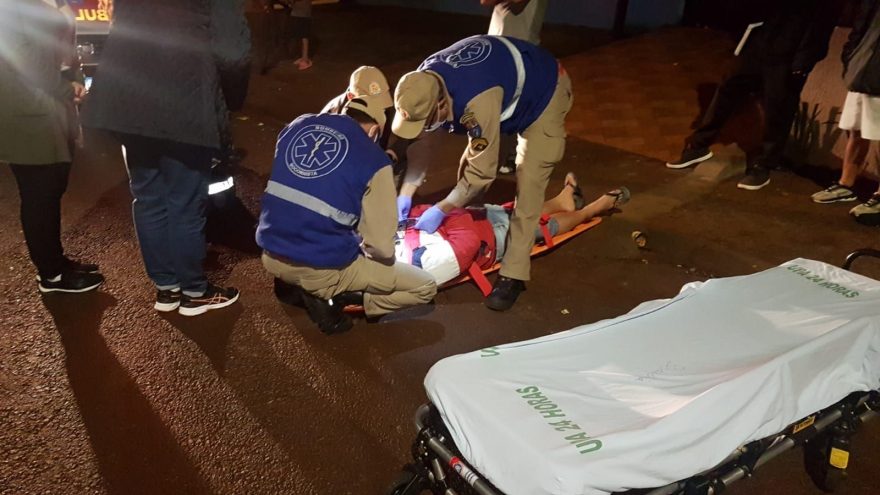 Motociclista e ciclista ficam feridos em acidente no Interlagos