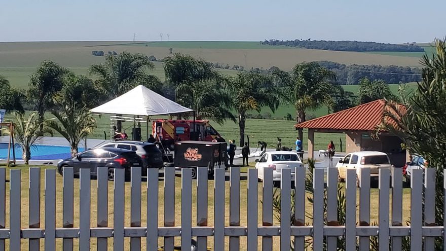 Trabalhador fica ferido após queda de estrutura em propriedade rural na PR-486