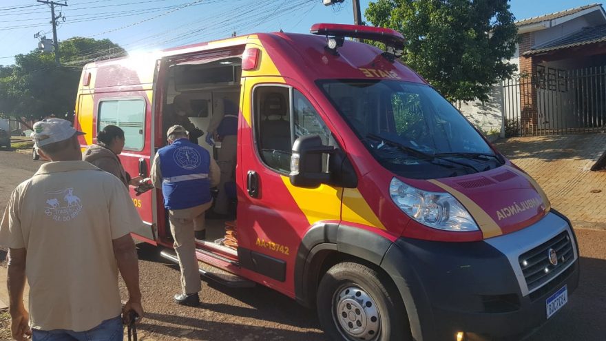 Menino de oito anos fica ferido após sofrer queda de bicicleta no Santa Cruz, em Cascavel