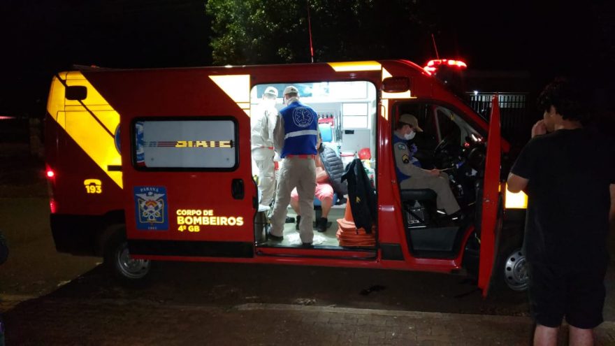 Vítima de agressão, homem é socorrido pelo Siate no Bairro Floresta