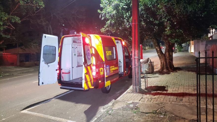 Siate socorre vítima de acidente no Centro