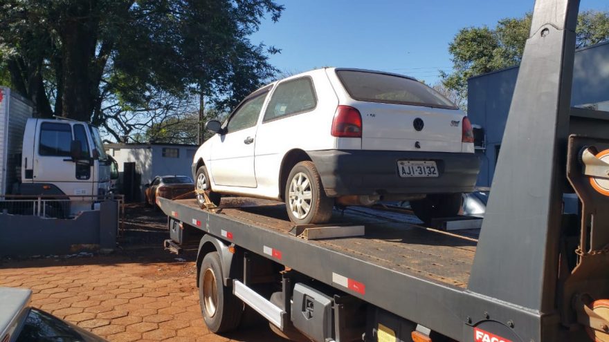 Gol placas AJI-3132, furtado em Cascavel, é recuperado em Espigão Azul
