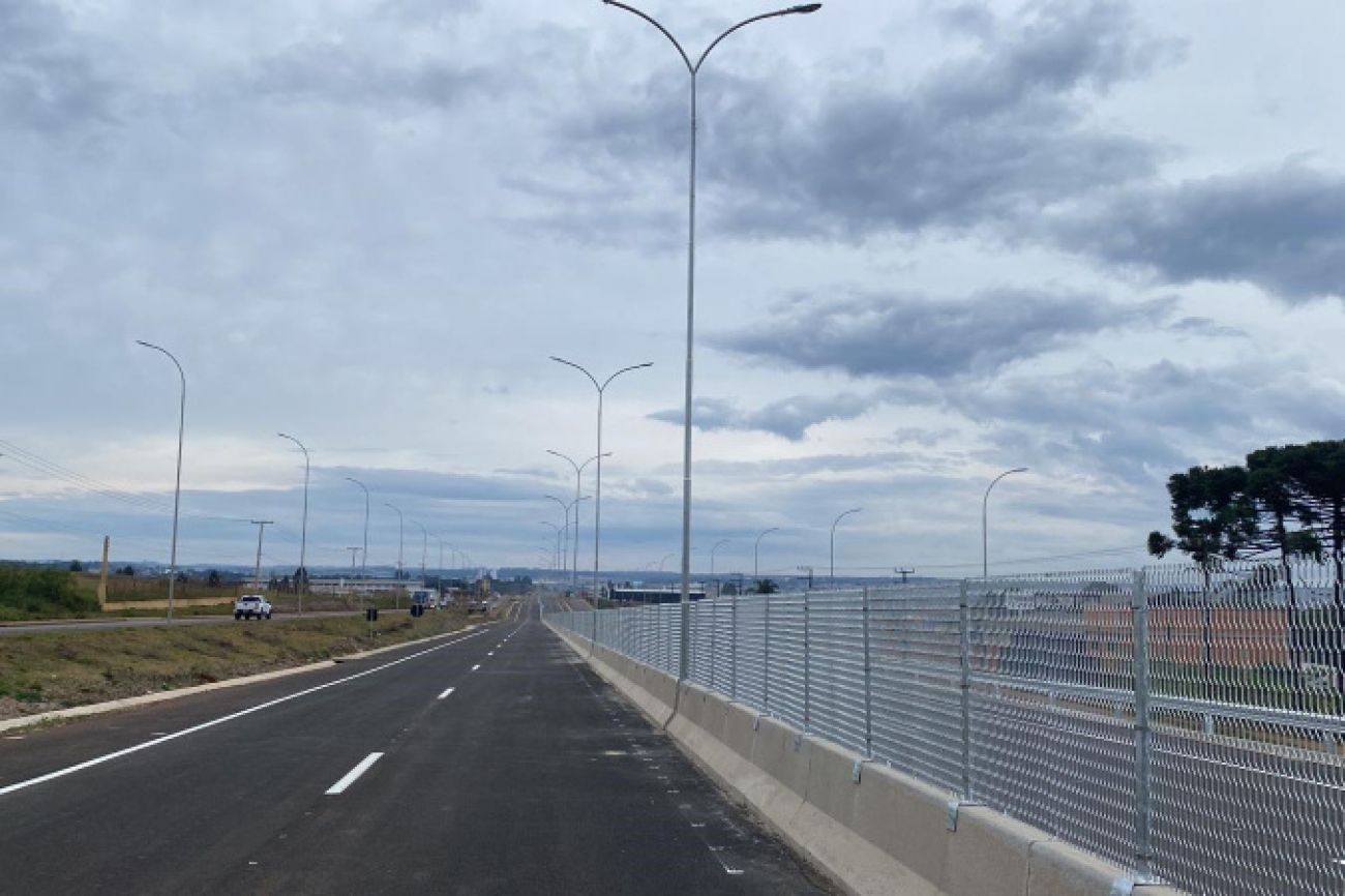 Estado libera tráfego nas pistas principais da obra de duplicação da BR-277  em Guarapuava