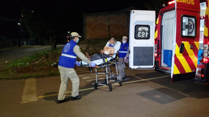 Idoso é esfaqueado em tentativa de assalto a residência no Cascavel Velho
