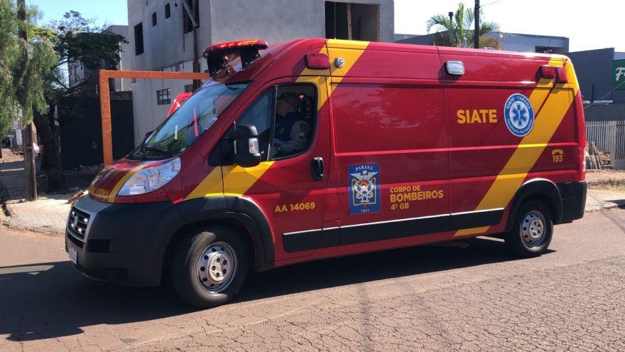 Ciclista fica ferido após ser atingido por carro no Jardim Nova Cidade