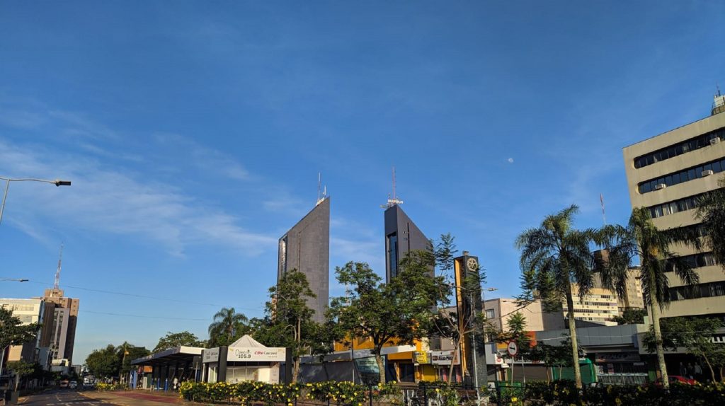 Sexta-feira será de sol e máxima de 23°C em Cascavel
