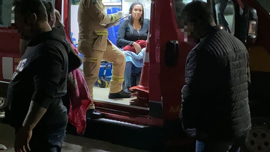 Bebê de três meses fica ferido em acidente no Universitário