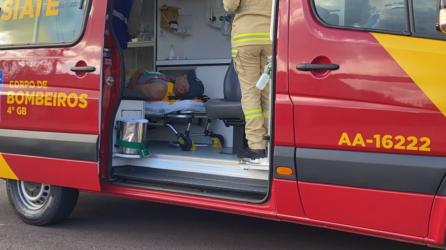 Siate atende pessoa ferida no Bairro Cascavel Velho