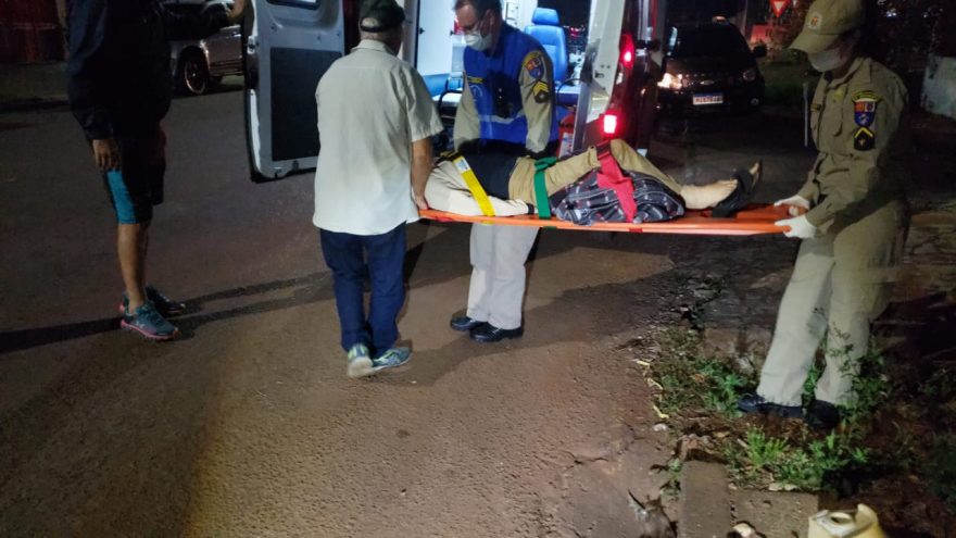 Idosa fica ferida ao sofrer queda no bairro Brasília