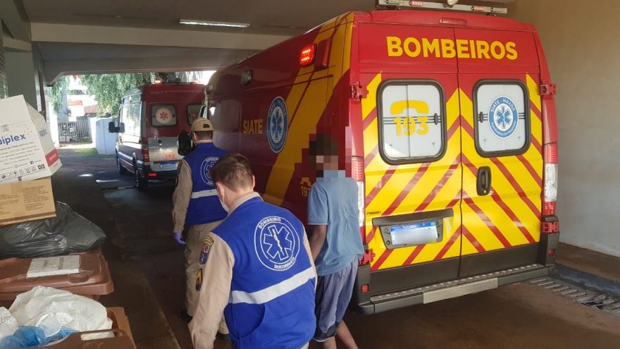 Adolescente sofre queda de bicicleta e fica ferido no Alto Alegre