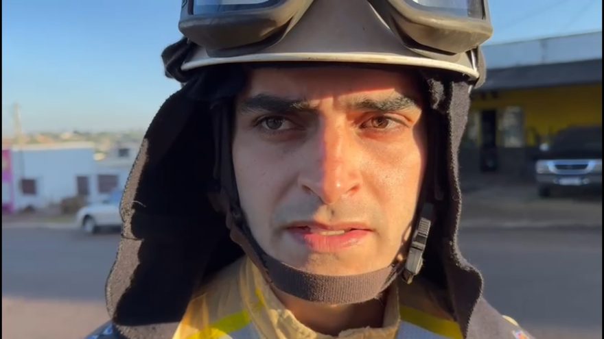 Tenente fala sobre complexo resgate onde criança ficou com pé preso em roda de moto