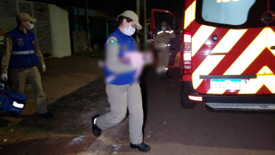 Bebê é socorrida após se engasgar com catarro
