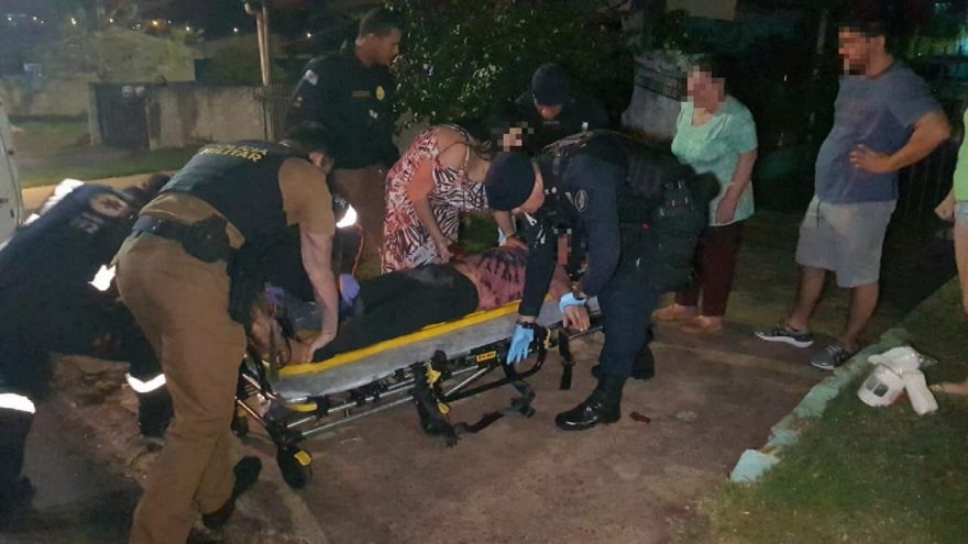 Homem em surto é contido pelo Samu, GM e PM no Nova Cidade