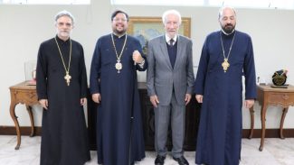 Vice-governador recebe líder da Igreja Ortodoxa grega na América do Sul