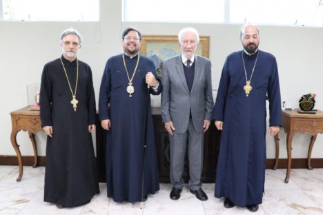 Imagem referente a Vice-governador recebe líder da Igreja Ortodoxa grega na América do Sul