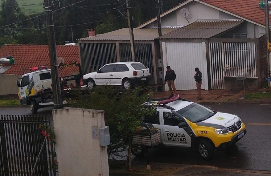 Gol com registro de furto é recuperado pela PM no Riviera