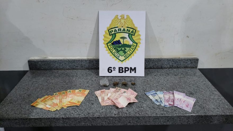 Jovem, de 18 anos, é detido com drogas pela PM no Santa Cruz