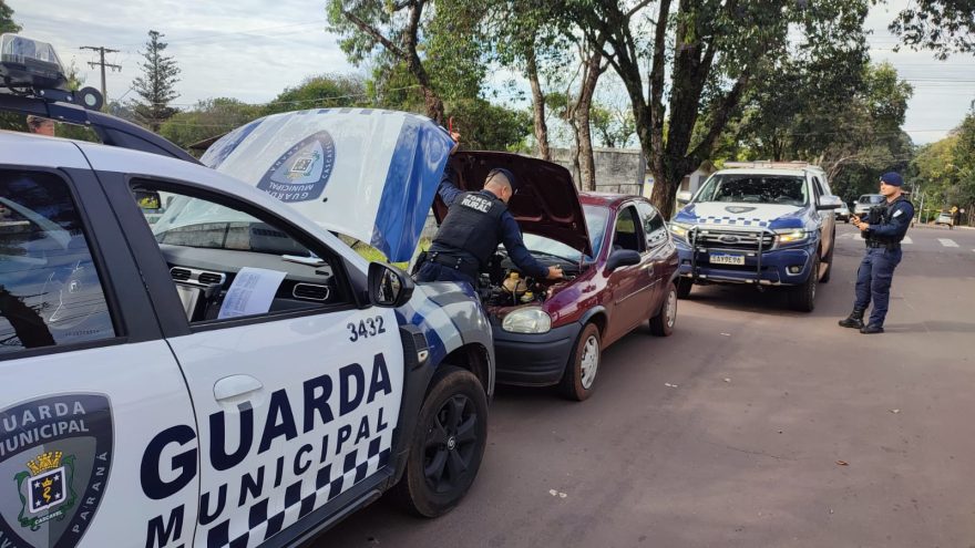 Corsa com registro de furto é recuperado pela Guarda Municipal