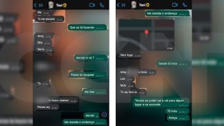 Veja a conversa de Taciana Gomes dos Santos pedindo SOS para amiga antes de ser morta