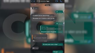 Namorado mandou mensagem para a amiga de Taciana em horário aproximado do crime