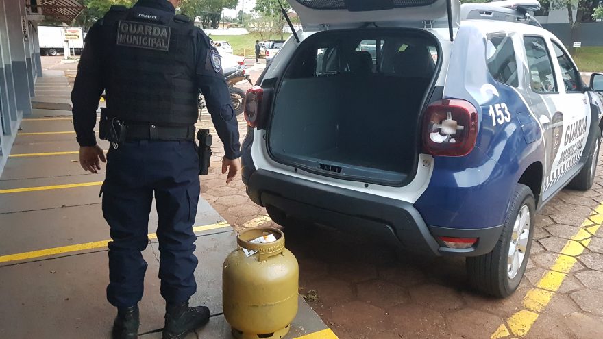 Logo após denúncia de furto, GM realiza diligências e consegue recuperar botijão de gás