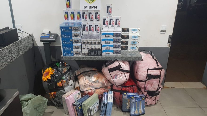 Homem com mercadorias descaminhadas é encaminhado para a 15ª SDP