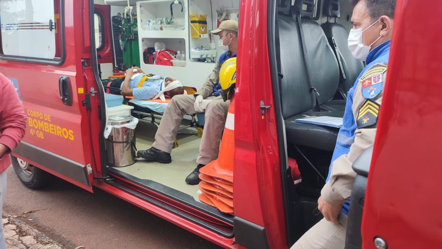 Homem fica ferido ao sofrer queda em residência no Interlagos