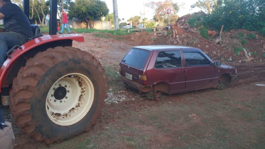 Uno “depenado” é recuperado pela GM no Alto Alegre