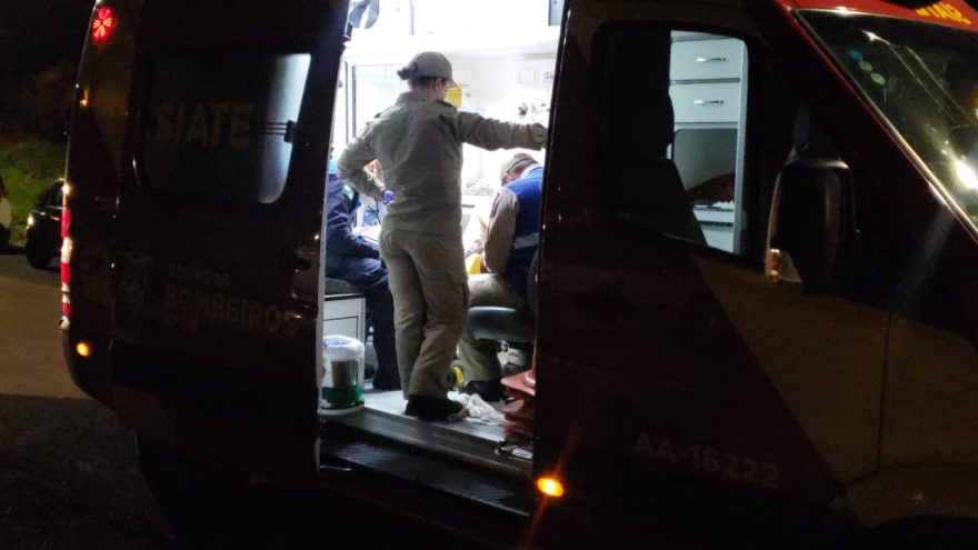 Trabalhador bate a cabeça durante acidente e precisa ser socorrido no Alto Alegre