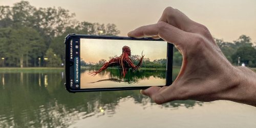 Imagem referente a MAM exibe exposição em realidade aumentada no Parque Ibirapuera