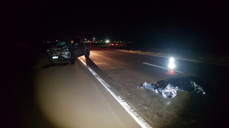 Homem morre atropelado na BR-467 em Sede Alvorada